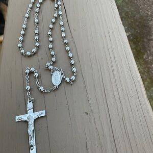 Sterling silver rosary